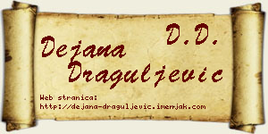 Dejana Draguljević vizit kartica